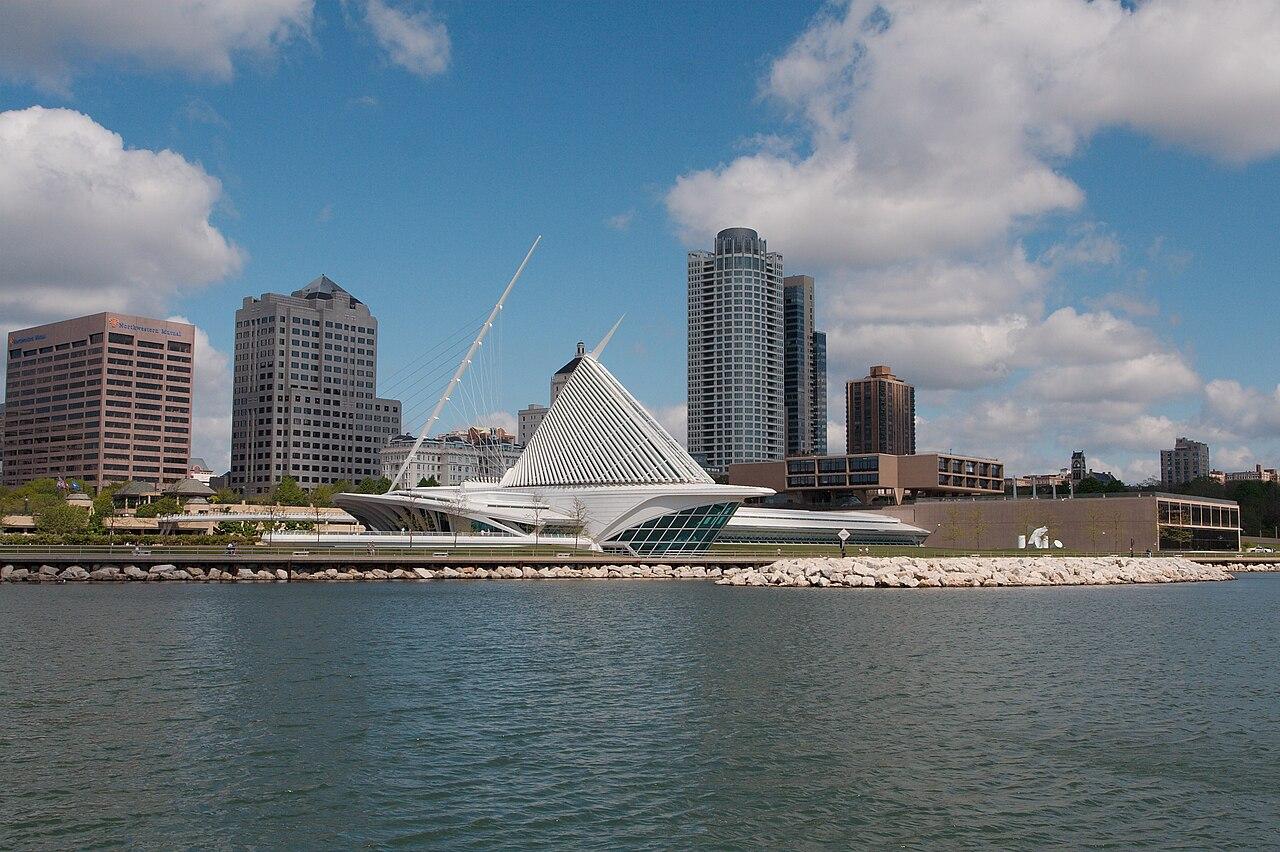 The Milwaukee Art Museum in Milwaukee, Wisconsin