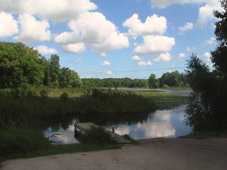 The boat Launch at Little Elkhart Lake.