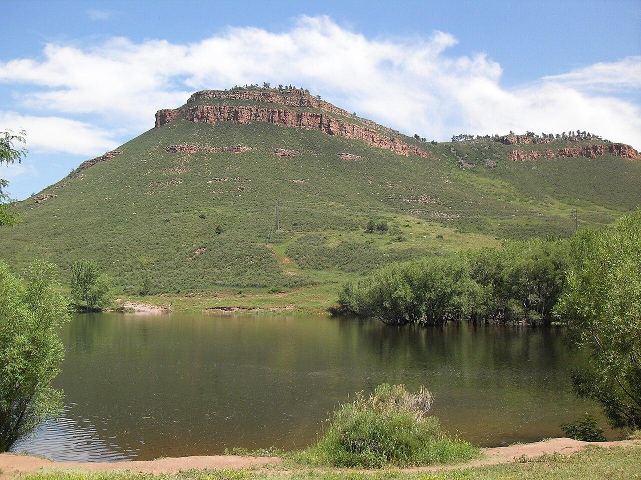 Flatiron reservoir near Carter Lake in Larimer County