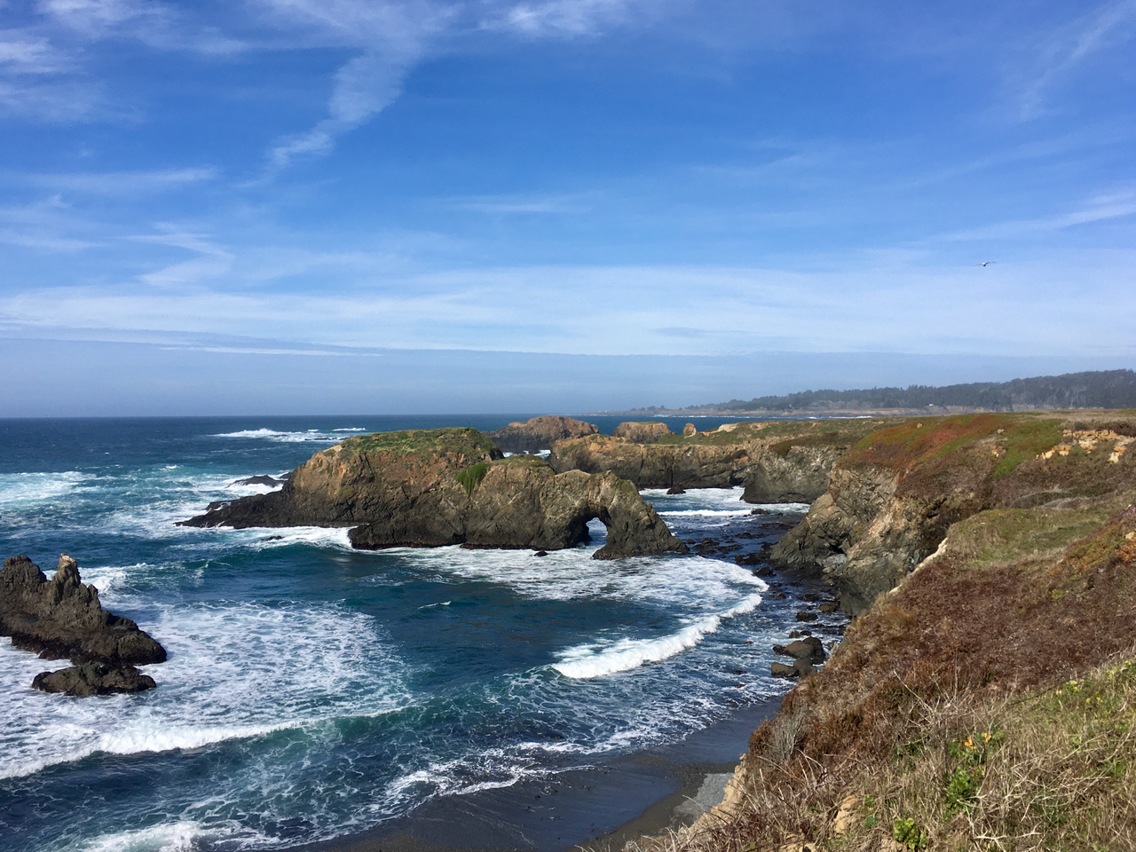 Along the Coastline of Marin & Mendocino County, California