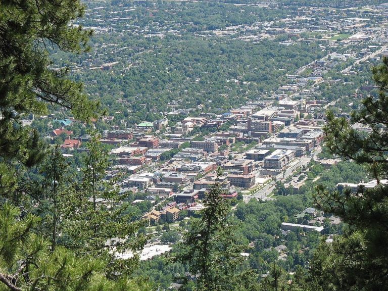 Boulder as seen from foothills