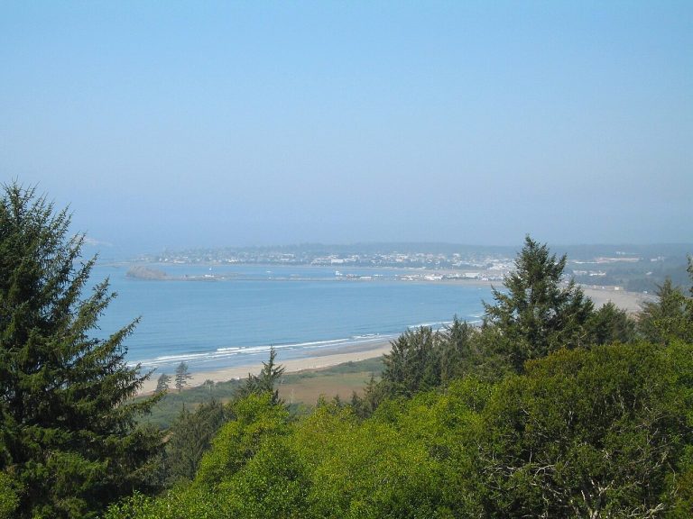 A Far Off View of Crescent City, California