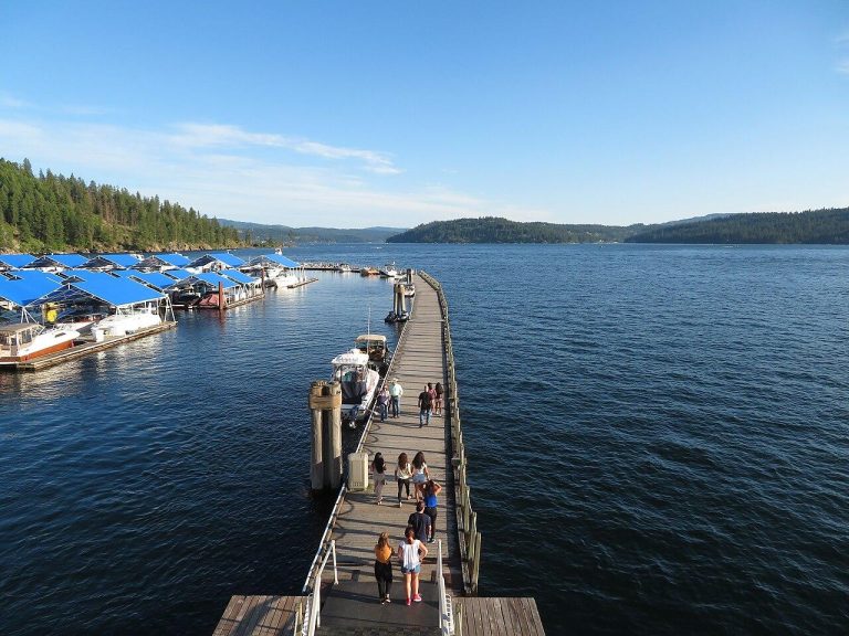 Floating Boardwalk, Lake Coeur d'Alene, Coeur d'Alene, Idaho