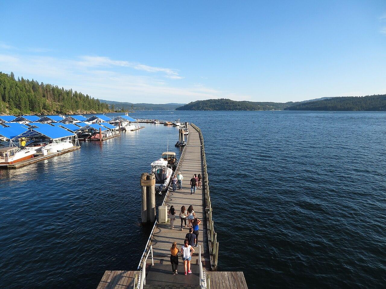 Floating Boardwalk, Lake Coeur d'Alene, Coeur d'Alene, Idaho
