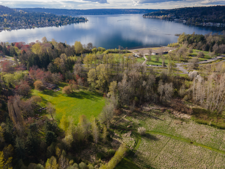 Lake Sammamish State Park Aerial