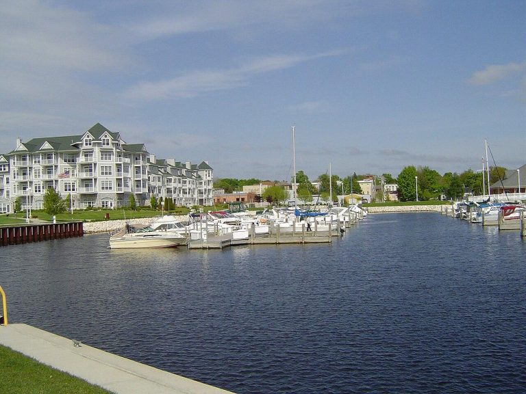 Ludington Michigan harbor