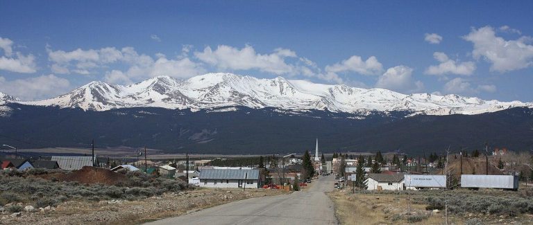 Mount Massive and Leadville from 7th Street