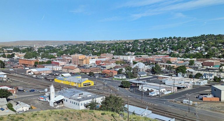 Panoramic View of Pendleton, Oregon