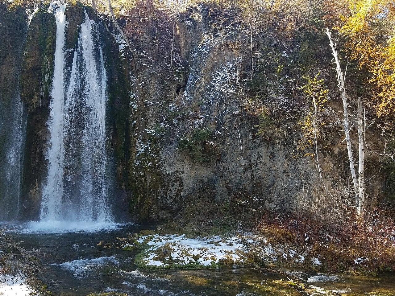 Falls in Spearfish Canyon, South Dakota