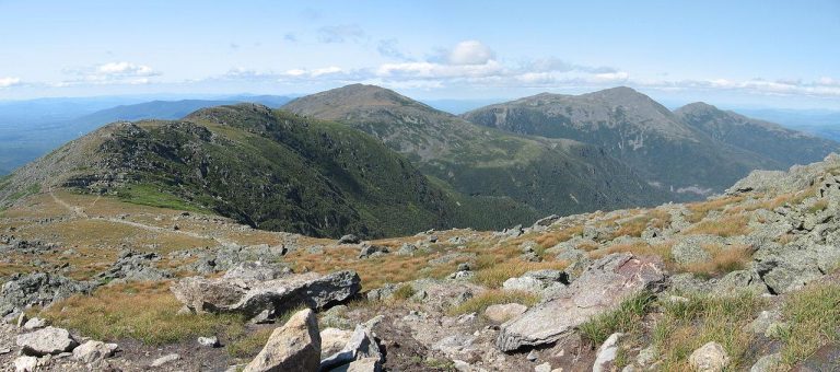 The Northern Section of the Presidential Range in New Hampshire's White Mountains