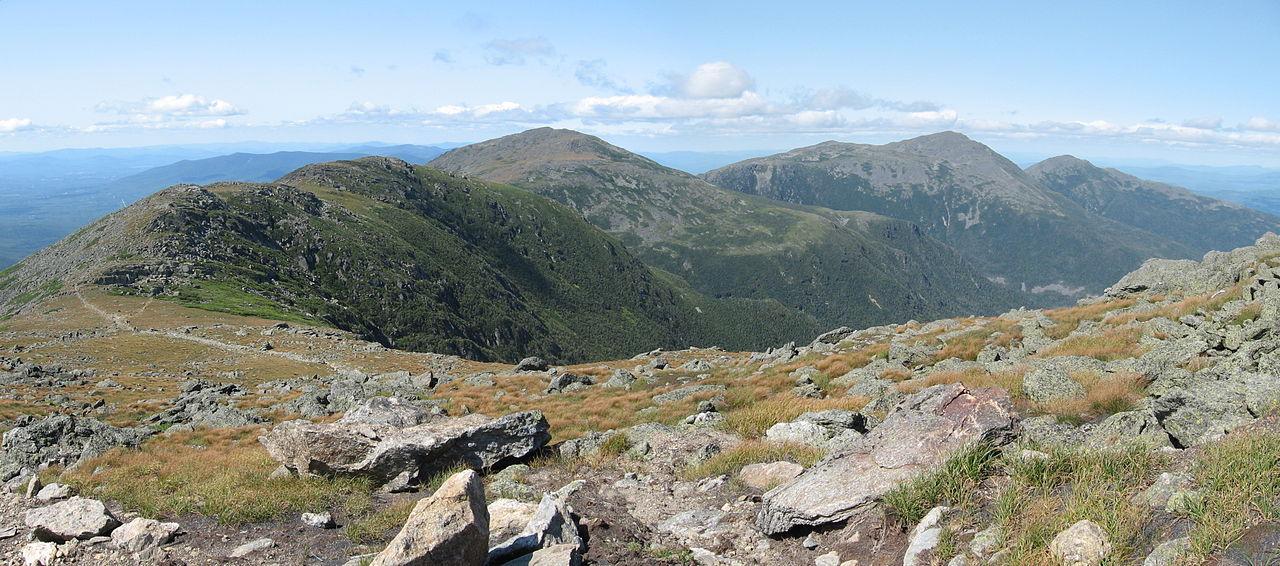 The Northern Section of the Presidential Range in New Hampshire's White Mountains