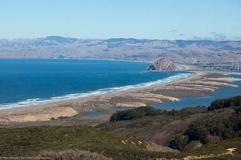 View from the Summit of Hazard Peak in Montana de Oro State Park, San Luis Obispo County, California