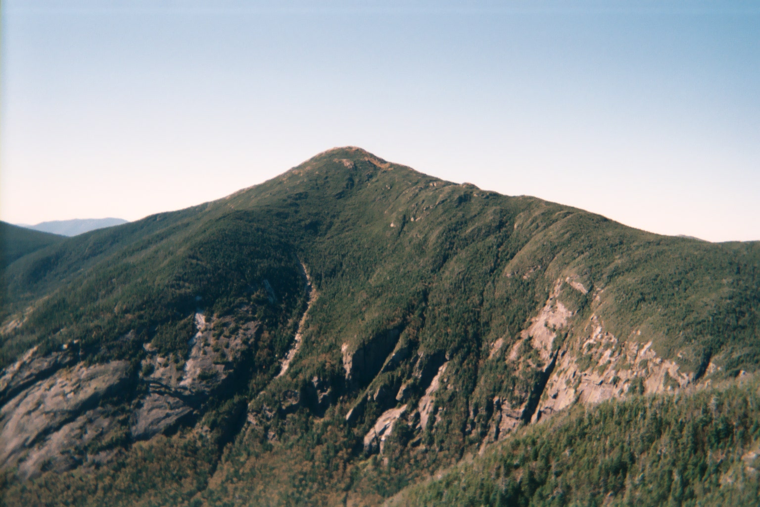 Mount Marcy in the Adirondacks mountain range, New York State, USA.  Photo taken from Mount Haystack, looking across Panther Gorge.