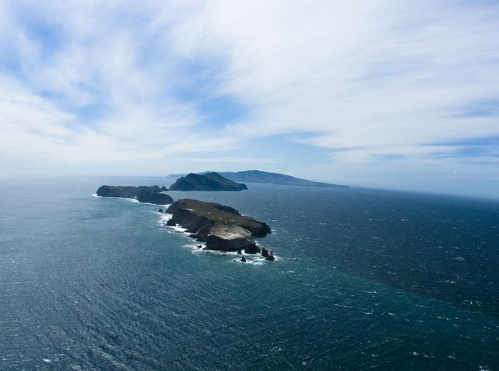 Channel Islands National Park in California - Aerial view.