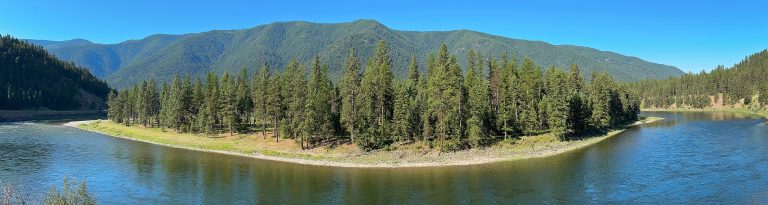 The Clark Fork River in western Montana