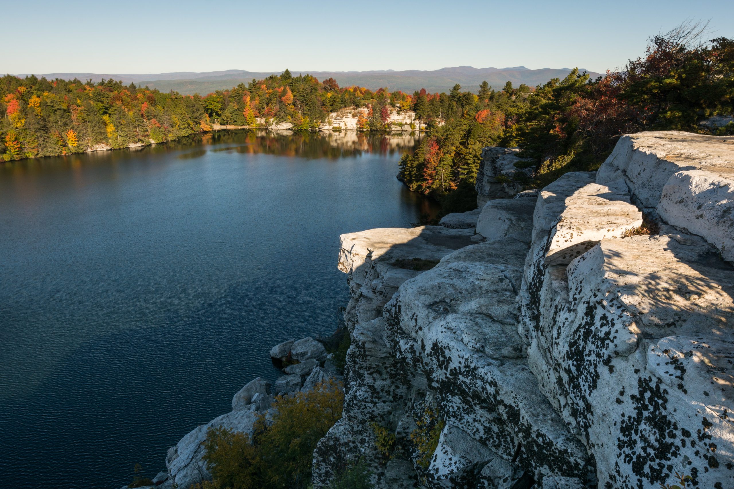 Lake Minnewaska in the Minnewaska State Park Preserve.