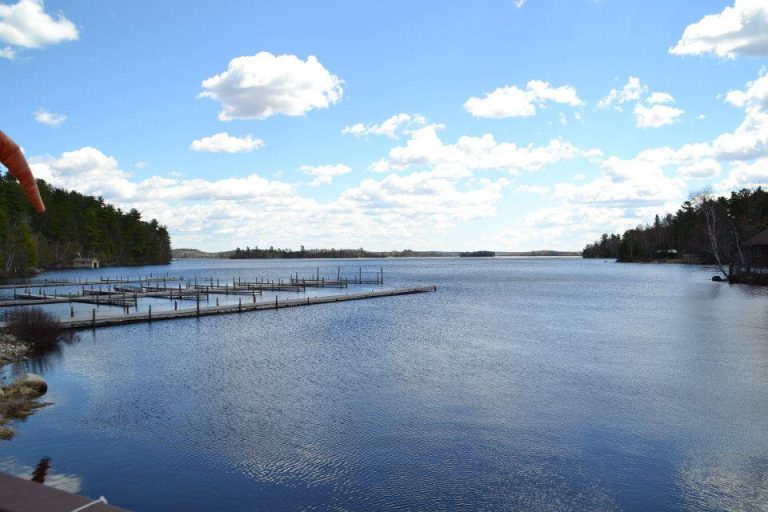 View from the landing on Lake Vermilion.