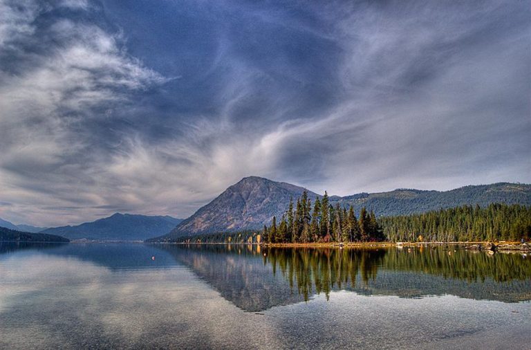 Lake Wenatchee and Dirtyface Mountain, Washington State