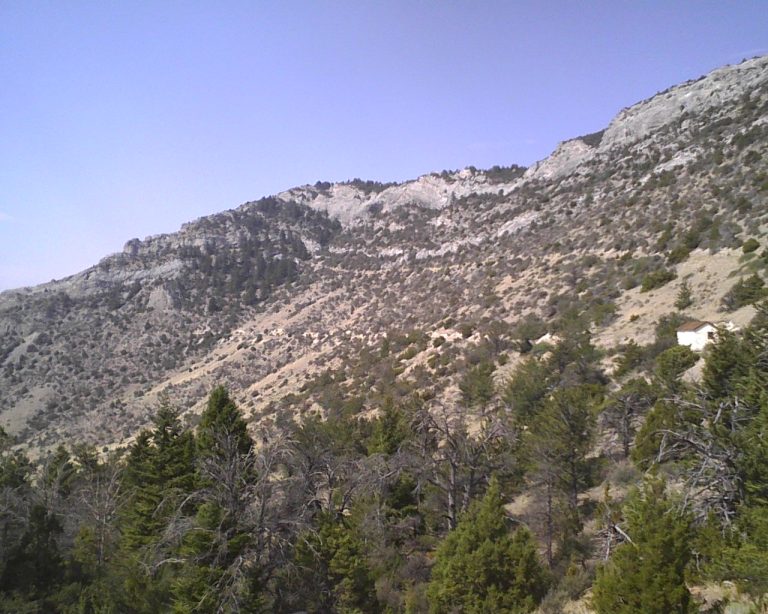Trail approaching the cavern entrance