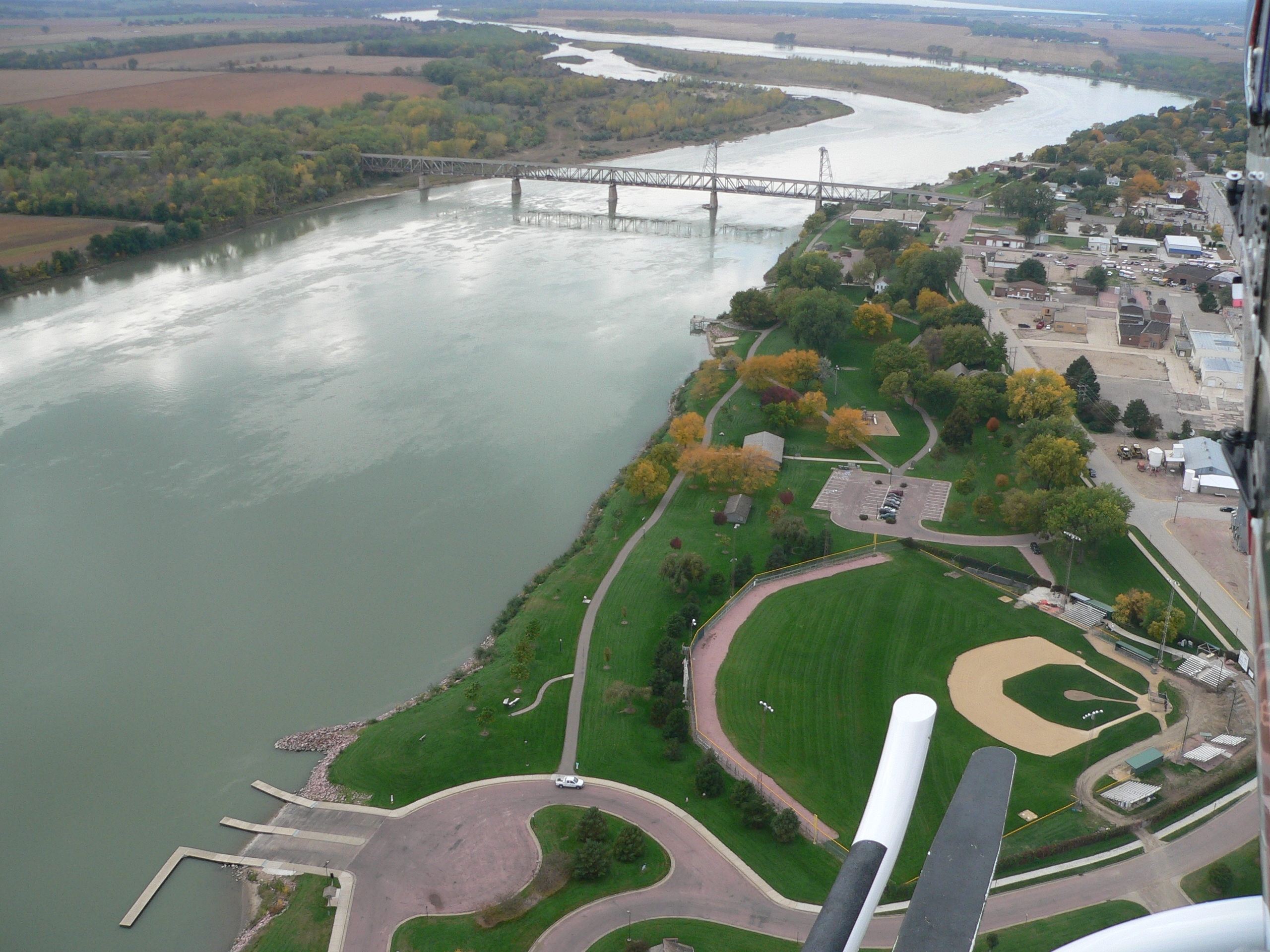 Missouri National Recreational River outdoor landscape in Nebraska