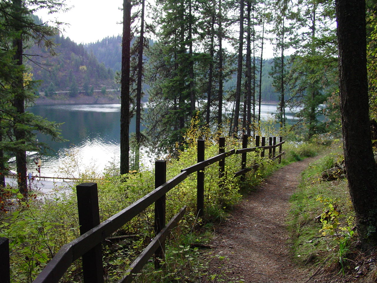 Coeur d’Alene Lake landscape