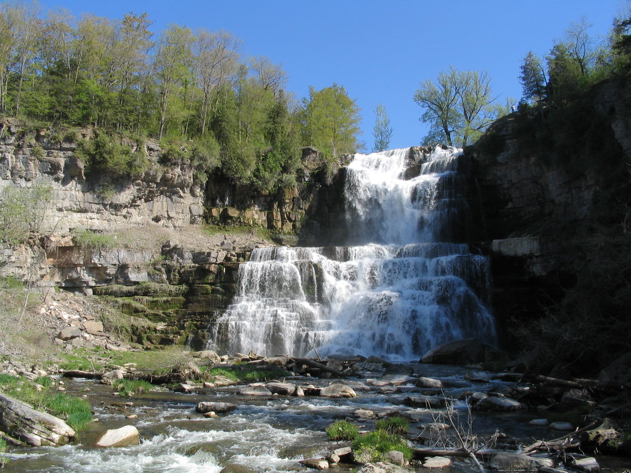 Picture I took upon visiting Chittenango Falls in New York State.
