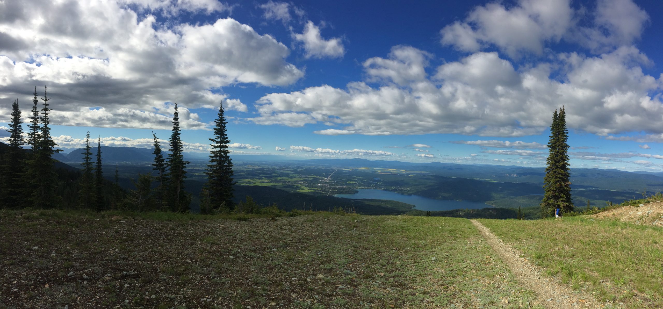 Whitefish Lake viewed from Big Mountain