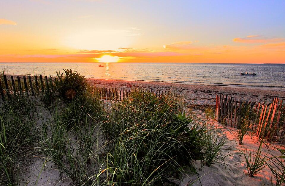 Sunset on Cape Cod Bay