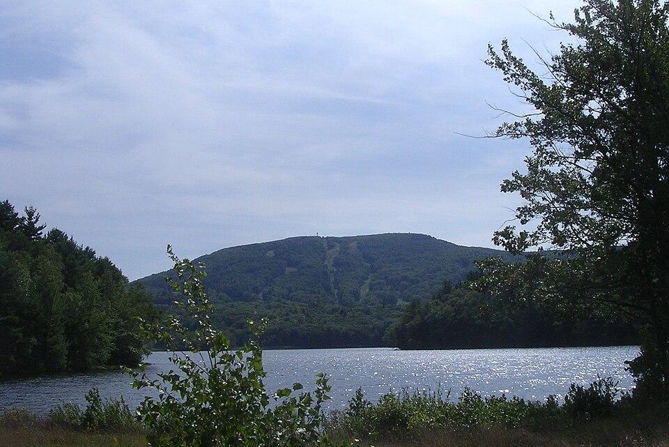 View of Mount Wachusett and Wachusett Lake from the Westminster Side
