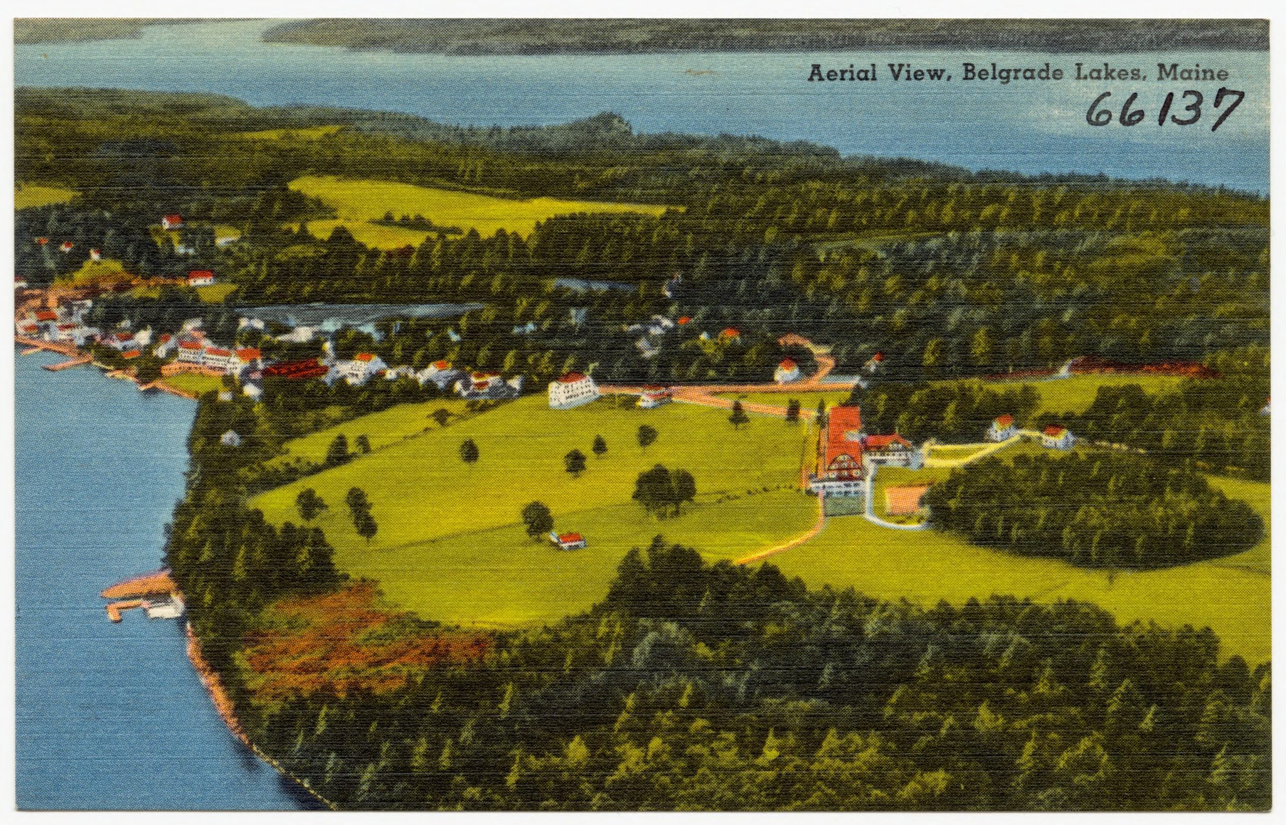 Belgrade Lakes outdoor landscape in Maine