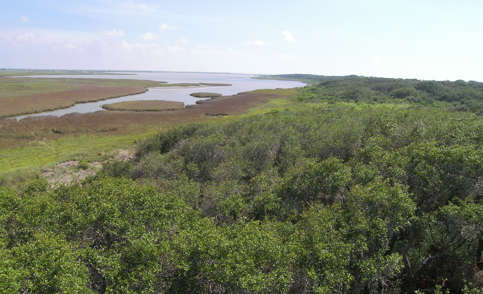 Rockport, Aransas Bay & Aransas Refuge landscape and visitor setting