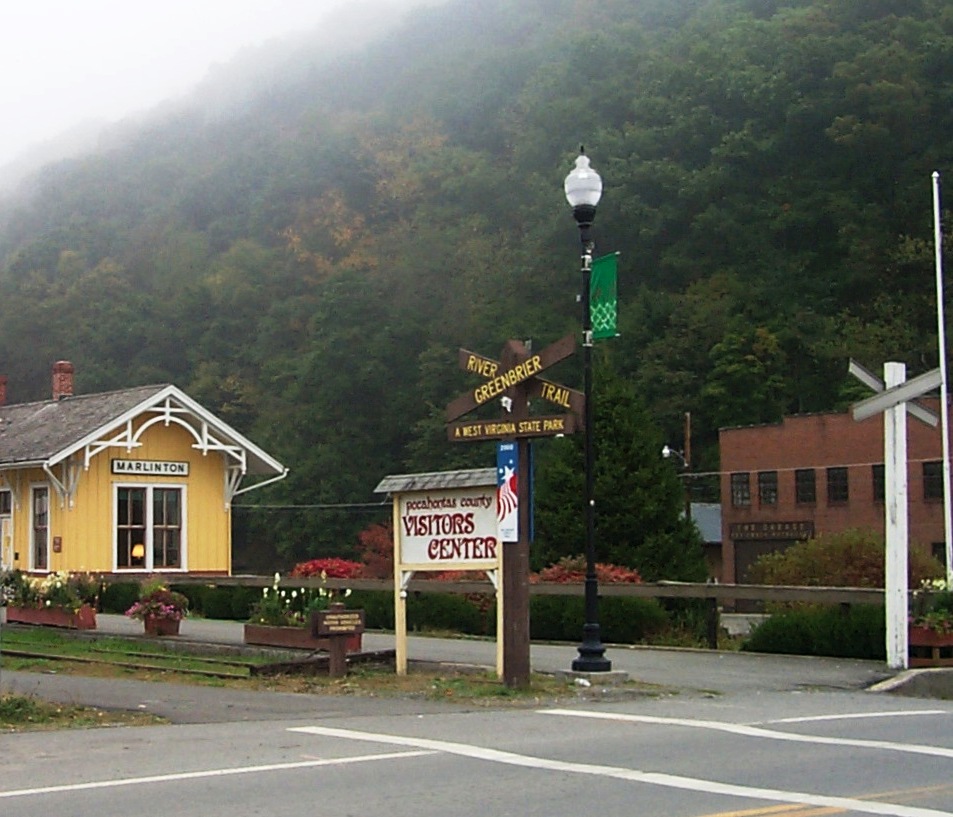 Greenbrier River Trail outdoor landscape in West Virginia