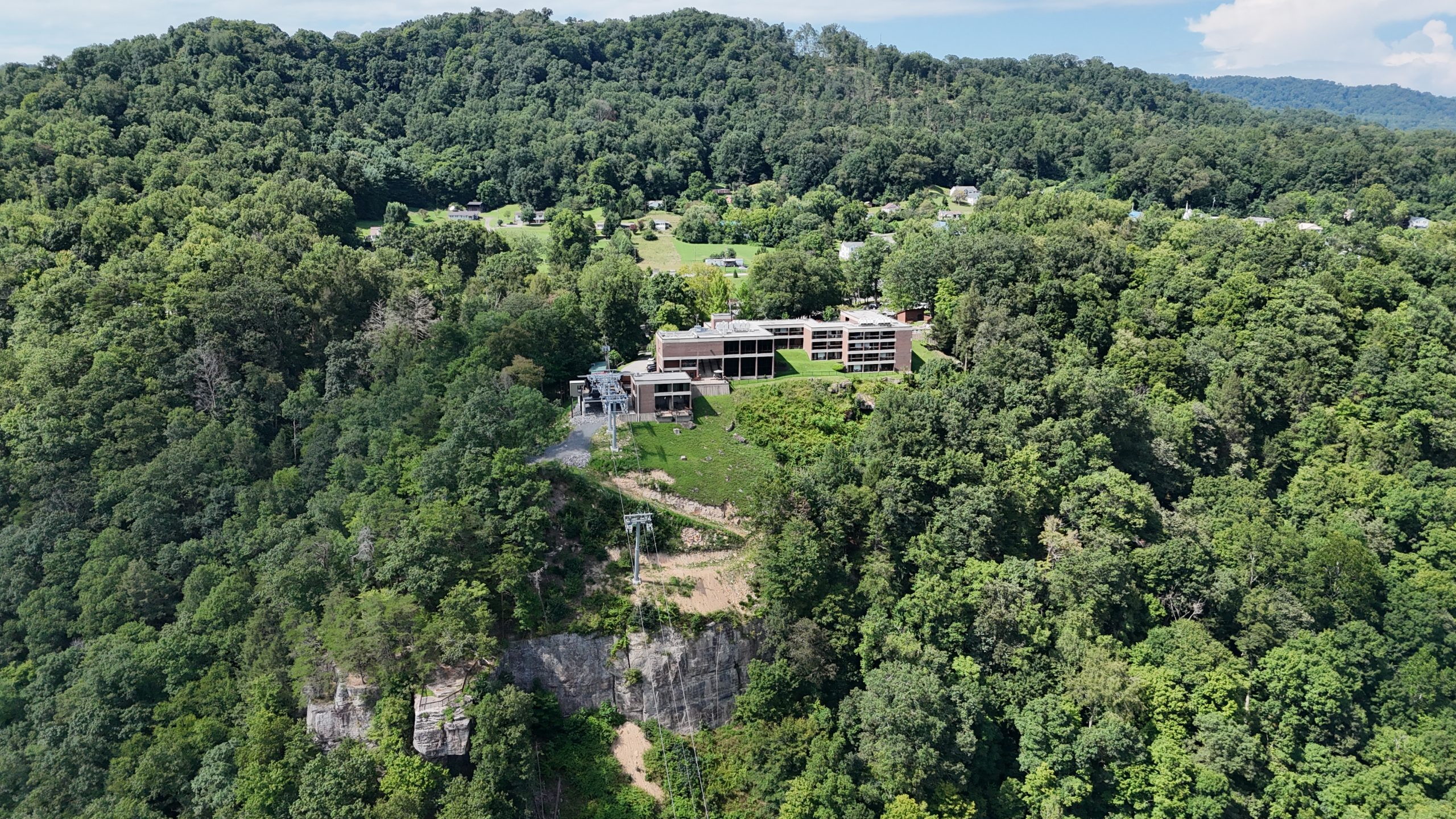 Hawks Nest State Park outdoor landscape in West Virginia