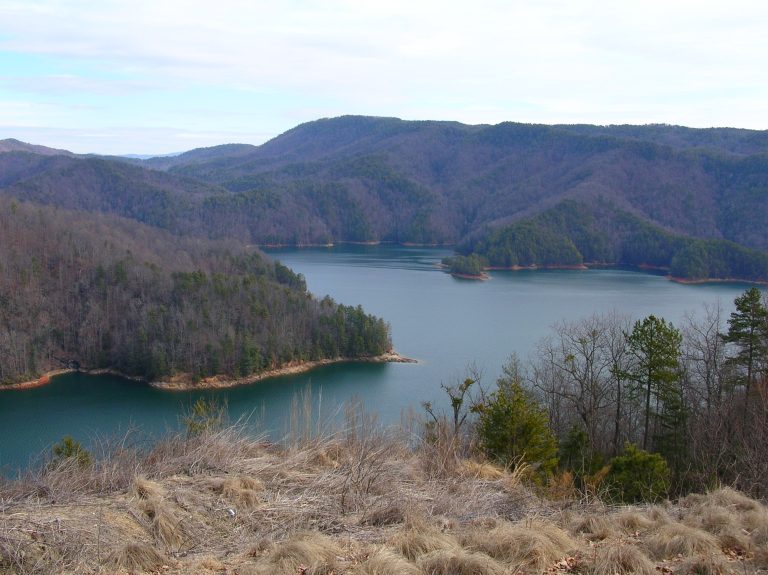 Outdoor scenery at Lake Jocassee & Devils Fork State Park