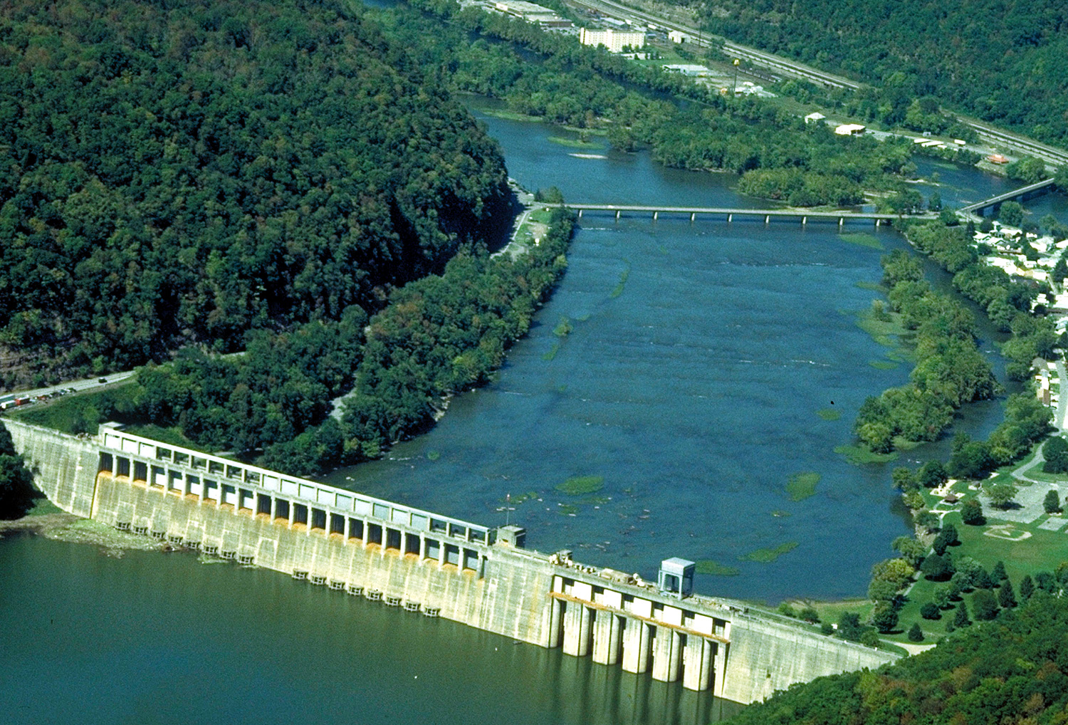 Bluestone Lake & State Park outdoor landscape in West Virginia